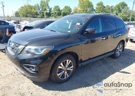 2017 Nissan Pathfinder S z USA, uszkodzony, nr VIN 5N1DR2MN1HC609144